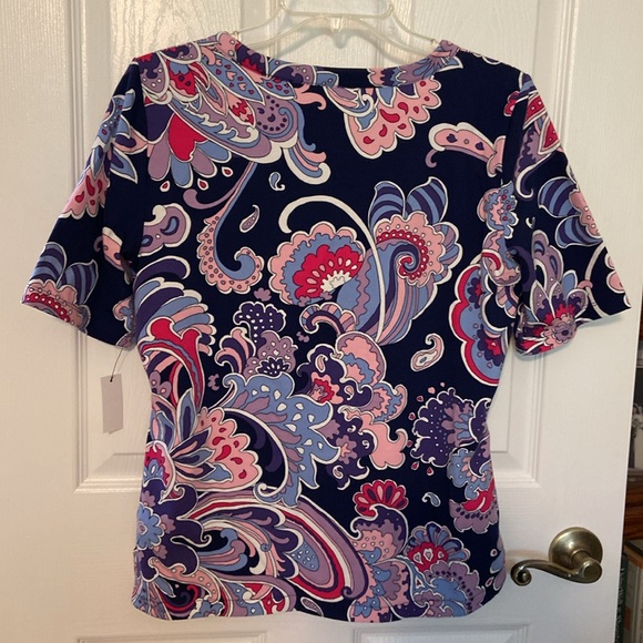 Talbots Floral tee - Picture 2 of 6